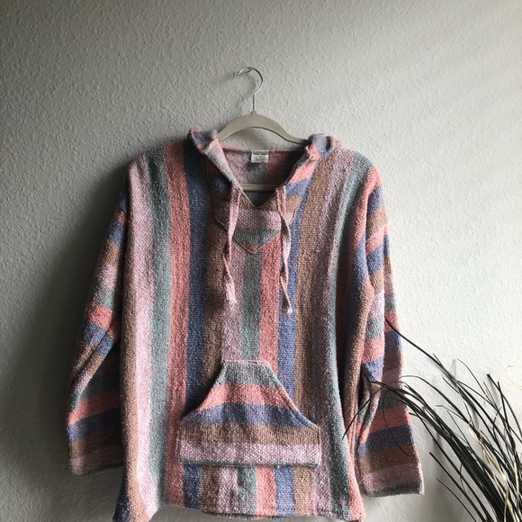 Pastel colored Baja hoodie size medium - Picture 6 of 6